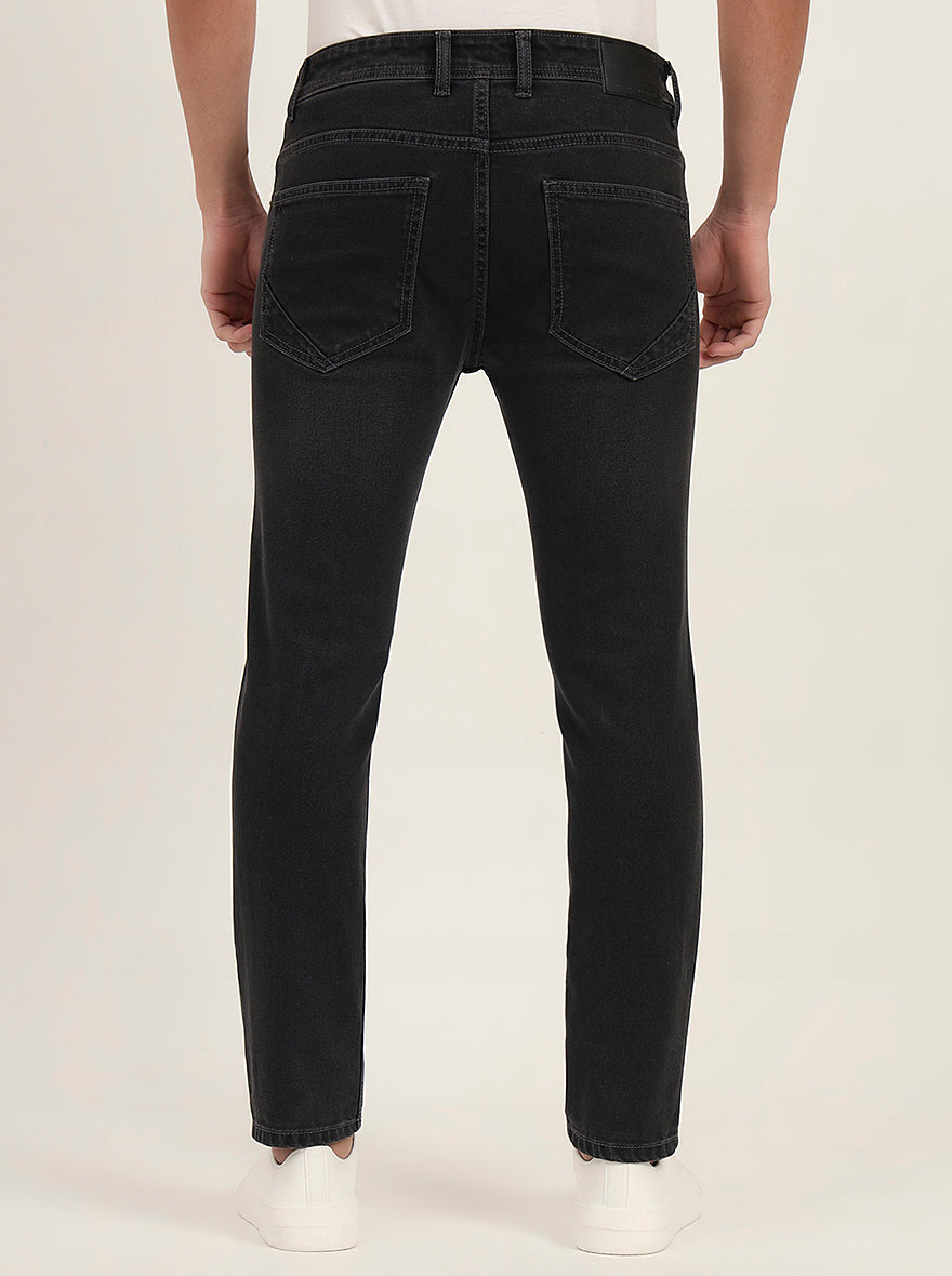 Charcoal Grey Washed Urban Fit Jeans | Greenfibre