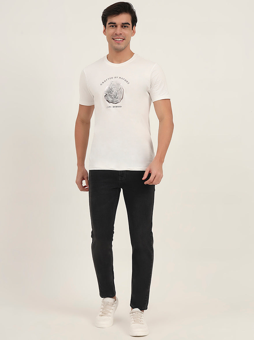 Charcoal Grey Washed Urban Fit Jeans | Greenfibre