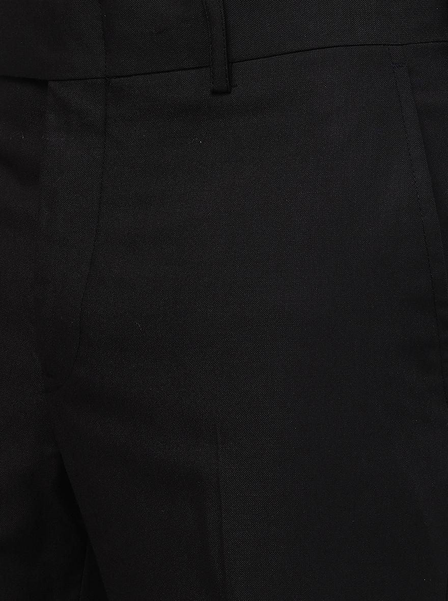 Coffee Brown Solid Slim Fit Formal Trouser | Greenfibre