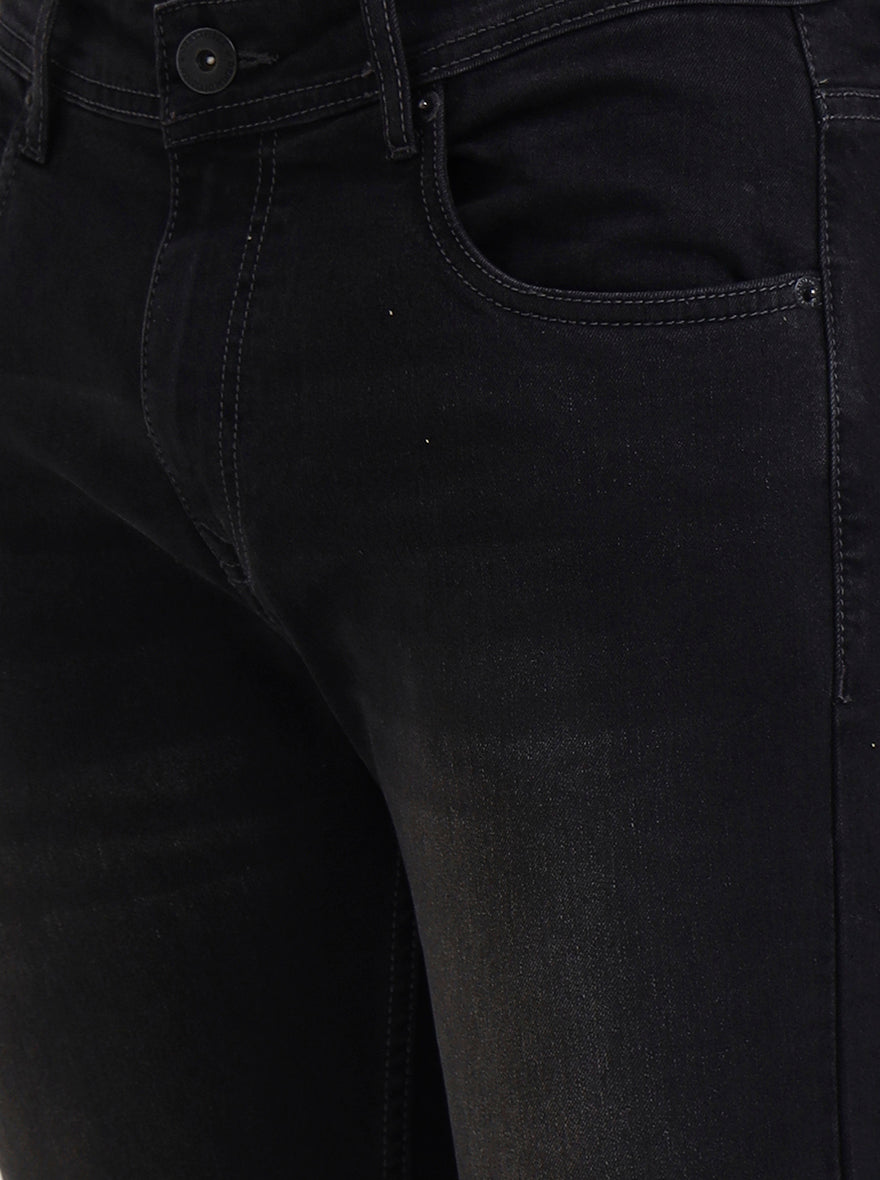Charcoal Grey Washed Urban Fit Jeans | Greenfibre