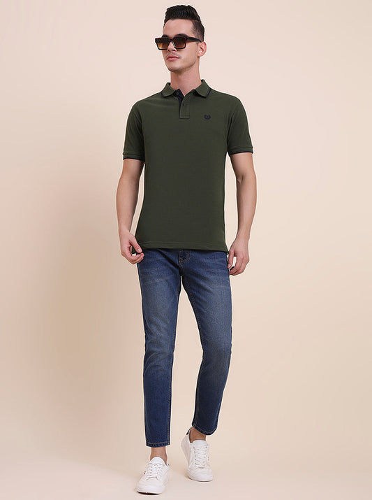 Denim Blue Washed Urban Fit Jeans | Greenfibre