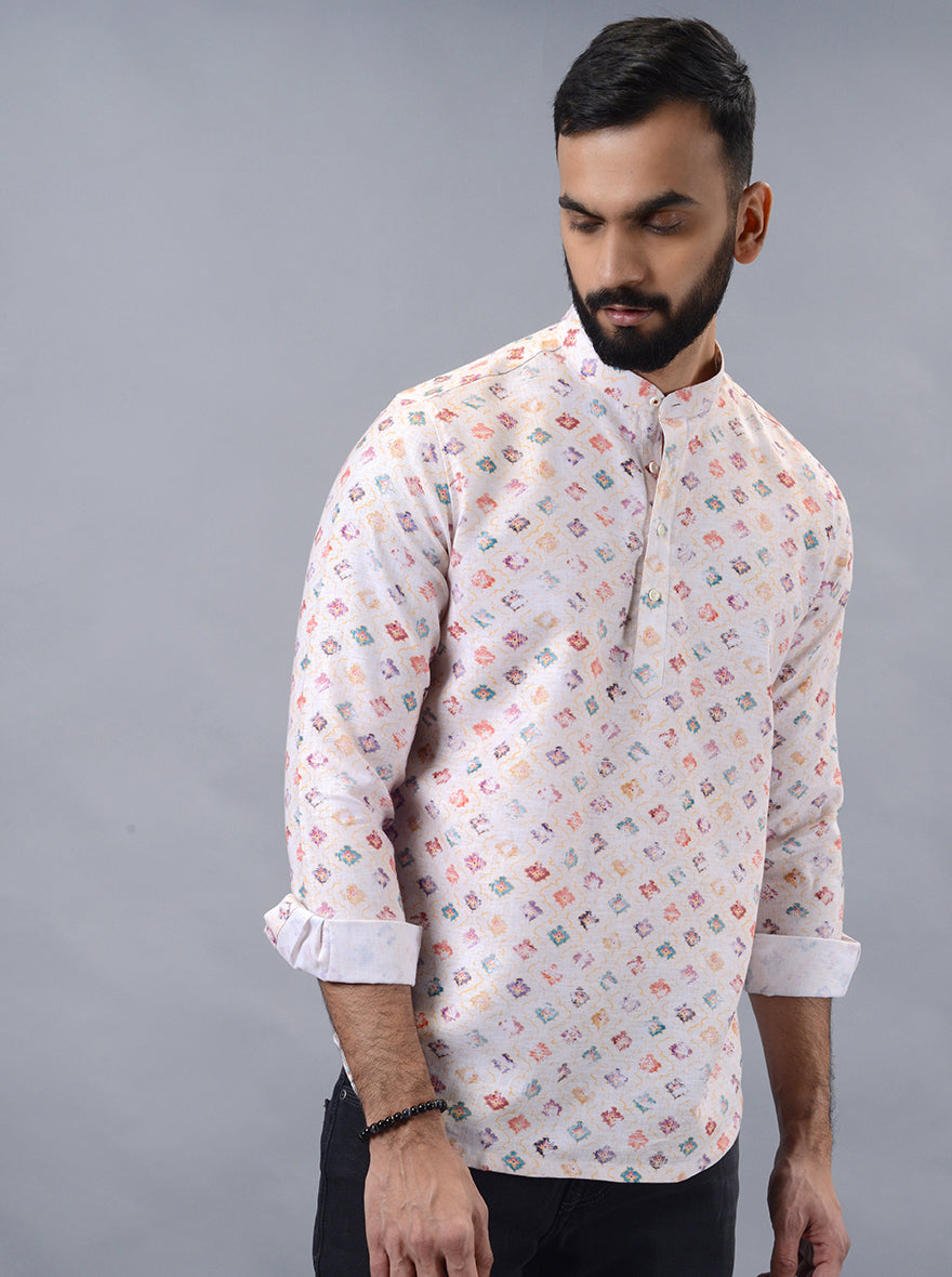 Multicolor Printed Slim Fit Casual Shirt | Wyre
