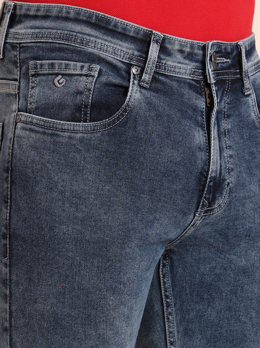 Dark Indigo Washed Urban Fit Jeans | Greenfibre
