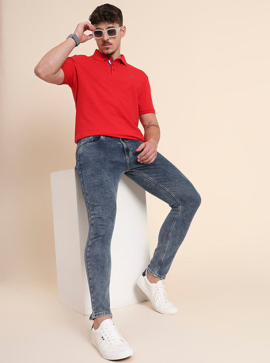 Dark Indigo Washed Urban Fit Jeans | Greenfibre