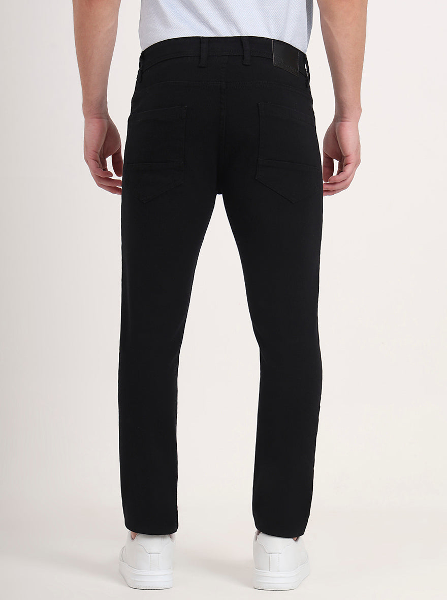 Black Washed Slim Fit Jeans | Greenfibre