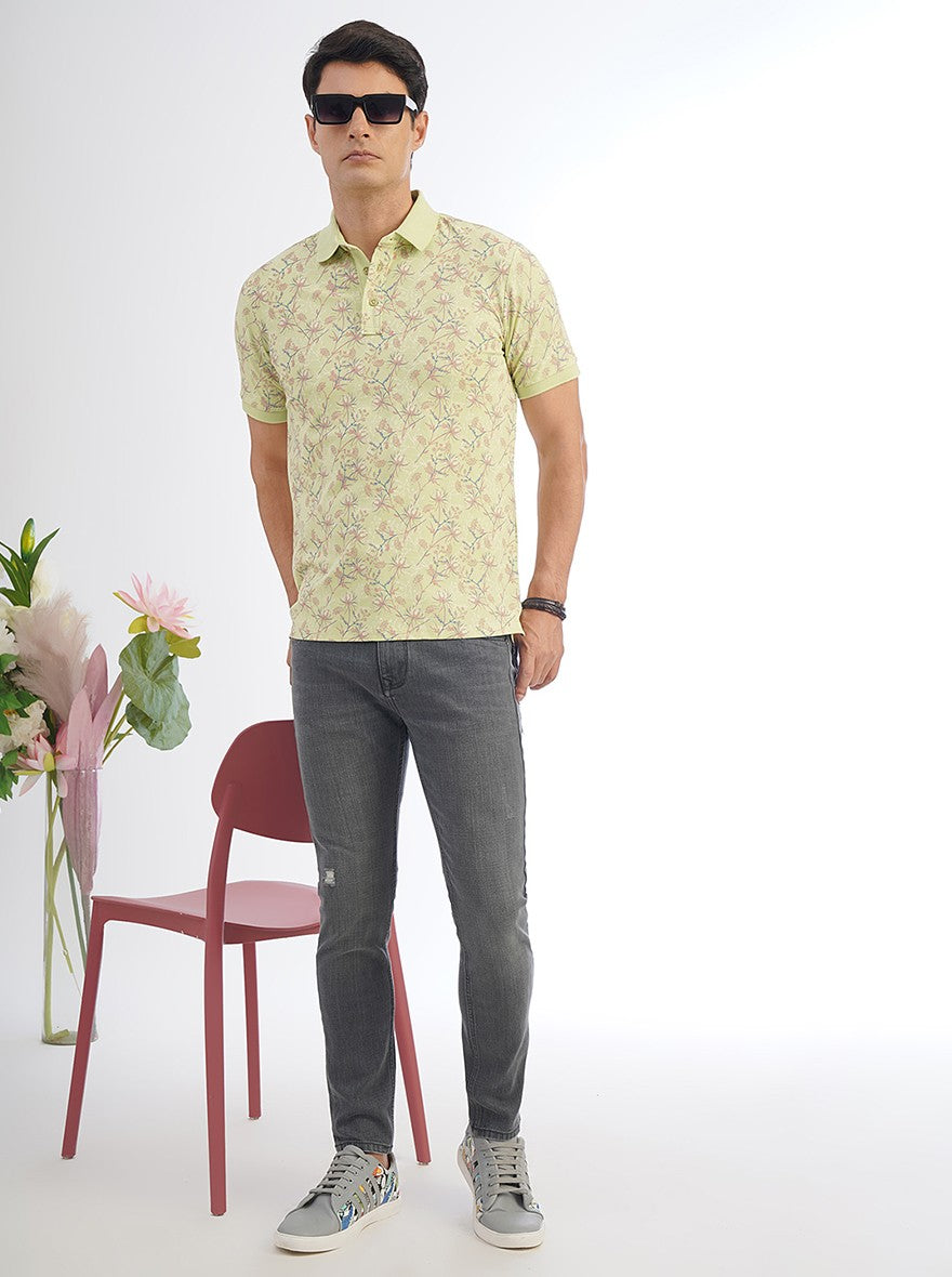 Dark Grey Washed Urban Fit Jeans | Greenfibre