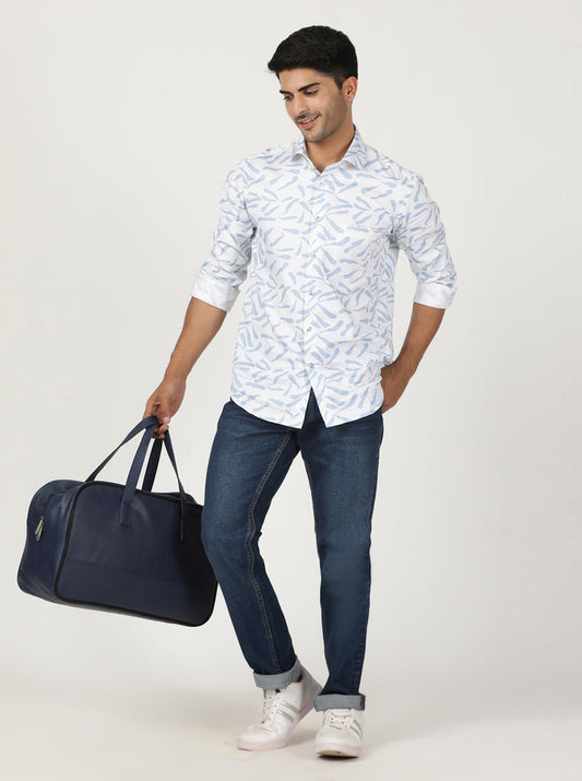 Mid Blue Washed Slim Fit Jeans | Greenfibre