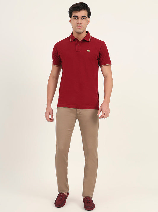 Beige Washed Slim Fit Jeans | Greenfibre