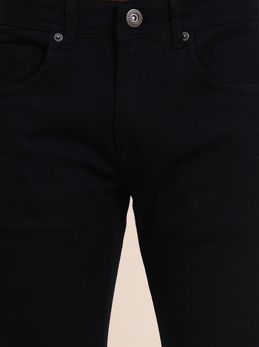 Raw Black Washed Narrow Fit Jeans | Greenfibre