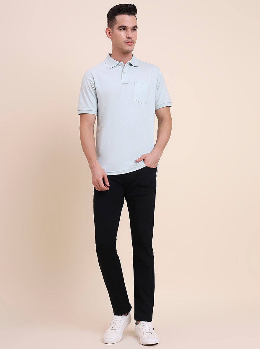Raw Black Washed Narrow Fit Jeans | Greenfibre