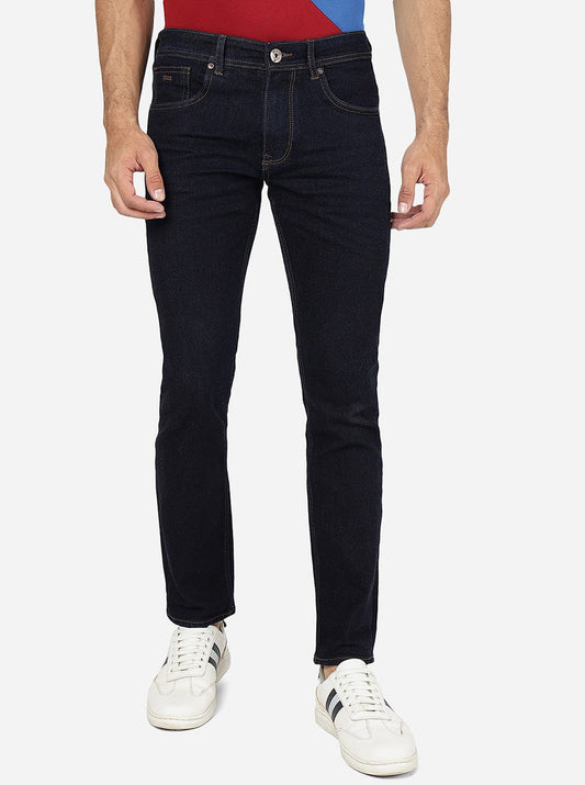 Raw Blue Solid Narrow Fit Jeans | Greenfibre