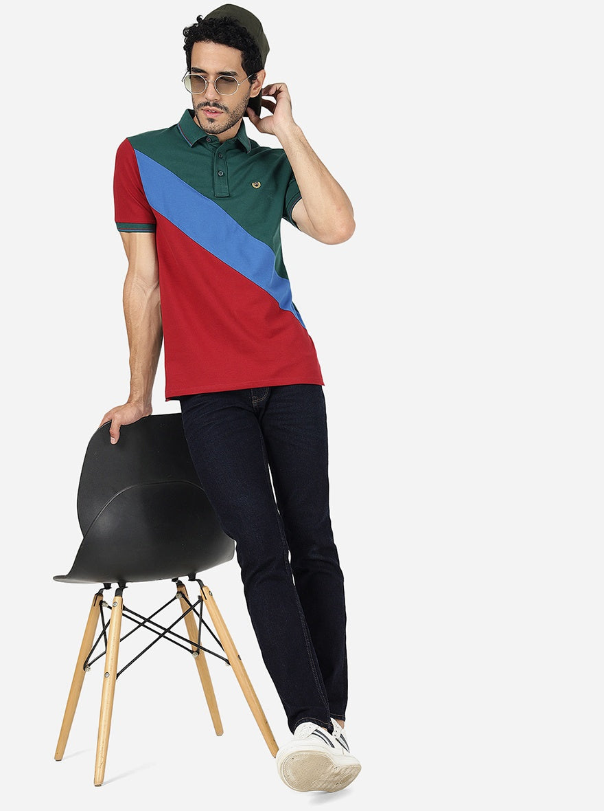 Raw Blue Solid Narrow Fit Jeans | Greenfibre