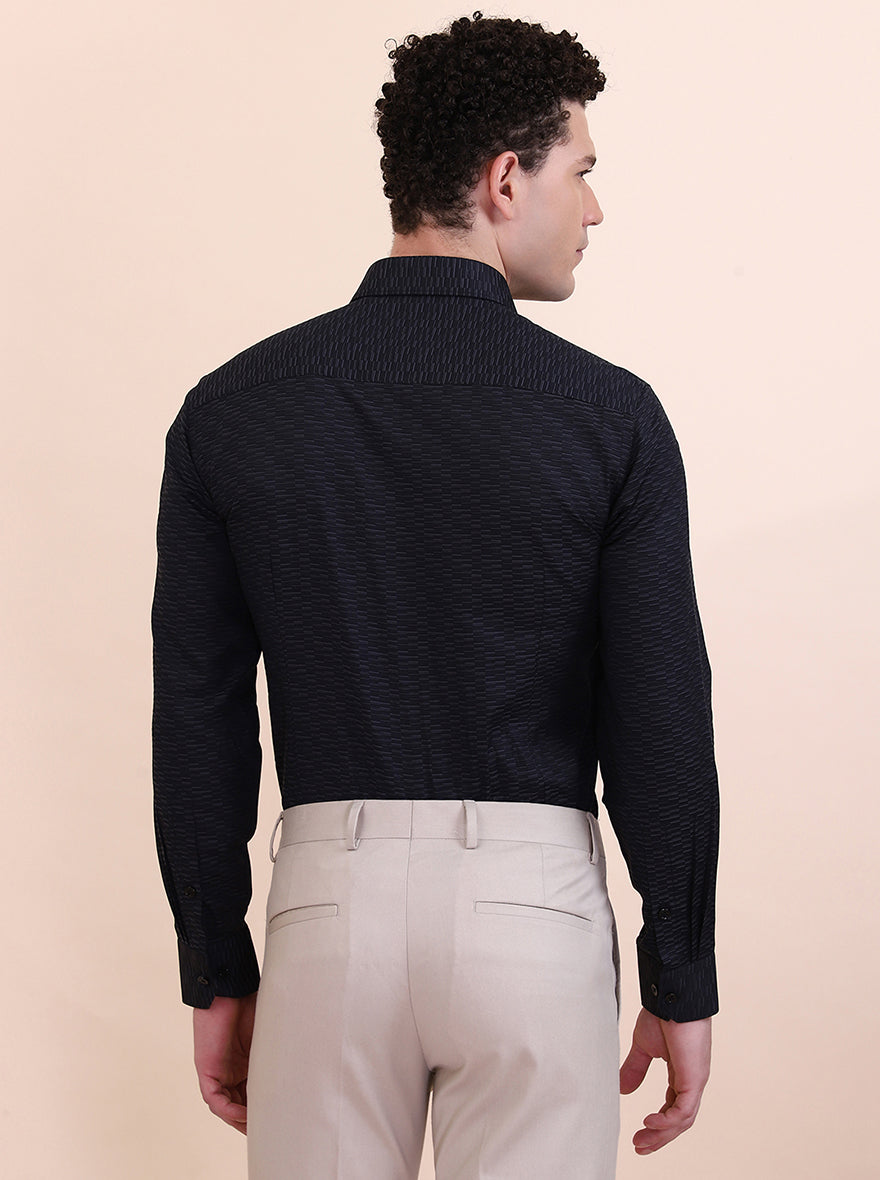Grey Solid Slim Fit Formal Shirt | Greenfibre