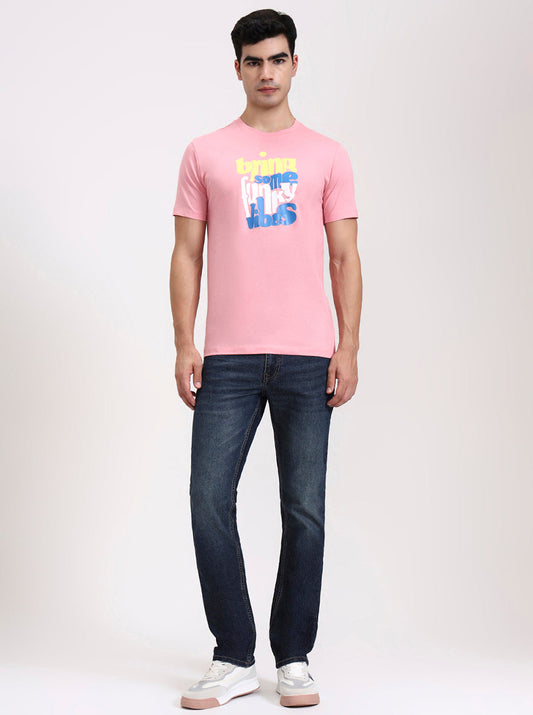 Wild Rose Solid Slim Fit T-Shirt | Greenfibre