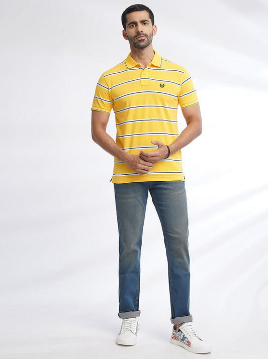 Blue Washed Narrow Fit Jeans | Greenfibre