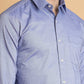 Purple Solid Smart Fit Semi Casual Shirt | Greenfibre
