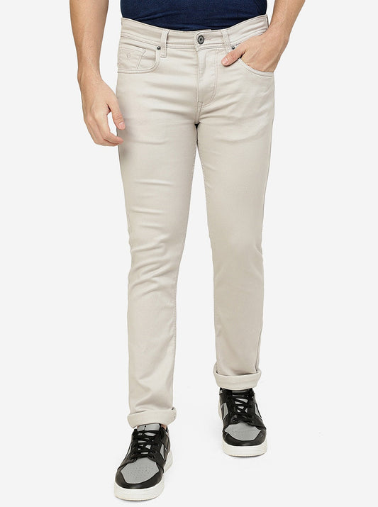 Grey Washed Narrow Fit Jeans | Greenfibre