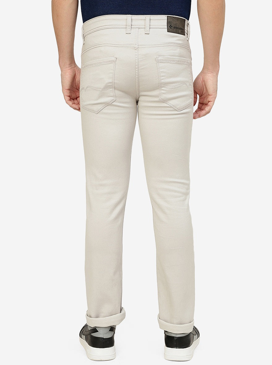 Grey Washed Narrow Fit Jeans | Greenfibre