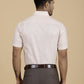 Orange Striped Slim Fit Formal Shirt | Greenfibre