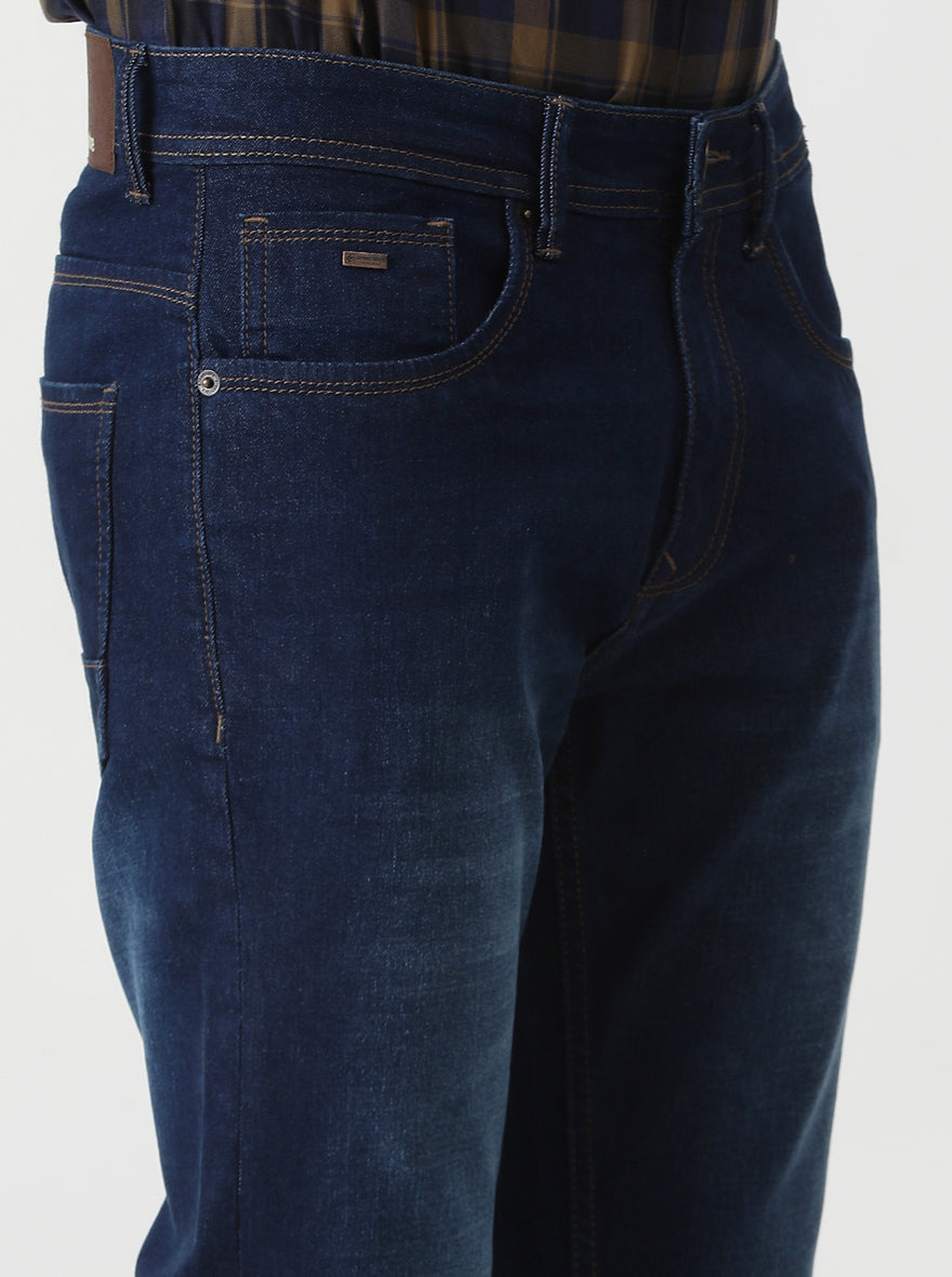 Indigo Blue Washed Urban Fit Jeans | Greenfibre