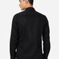 Black Solid Slim Fit Semi Casual Shirt | Greenfibre