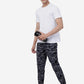 Grey Camo Printed Slim Fit Track Pant | Greenfibre