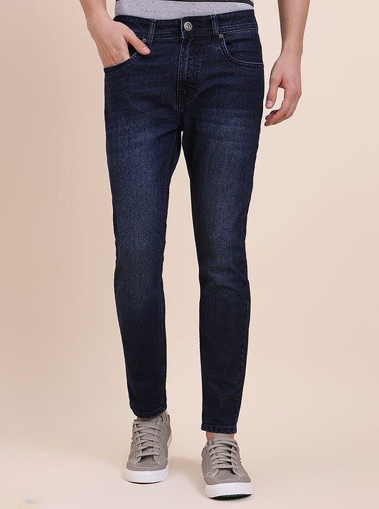 Indigo Blue Washed Urban Fit Jeans | Greenfibre