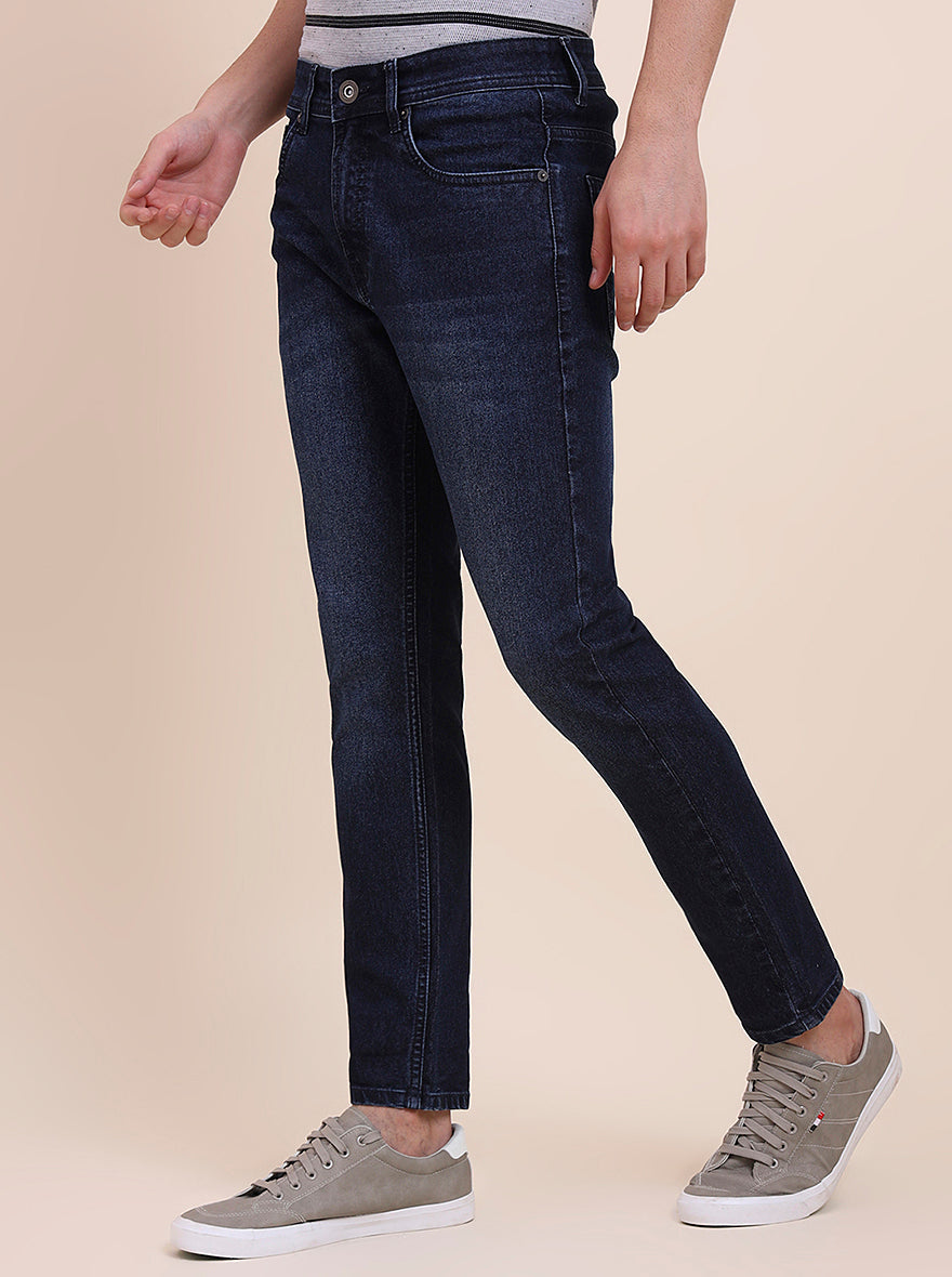 Indigo Blue Washed Urban Fit Jeans | Greenfibre