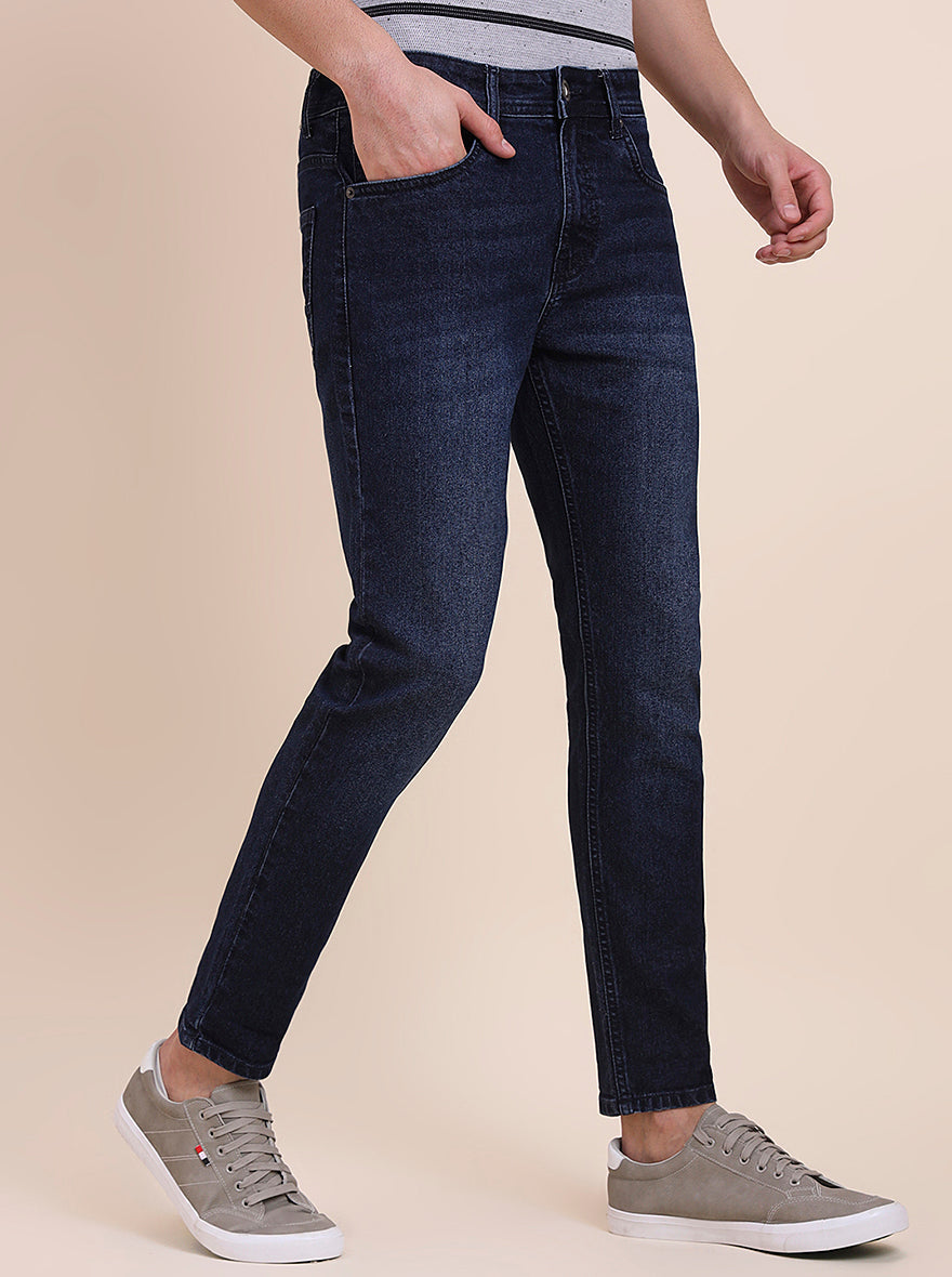Indigo Blue Washed Urban Fit Jeans | Greenfibre