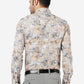 Golden Printed Slim Fit Party Wear Shirt | Greenfibre