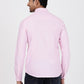 Pink Solid Slim Fit Casual Shirt | Greenfibre