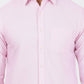 Pink Solid Slim Fit Casual Shirt | Greenfibre
