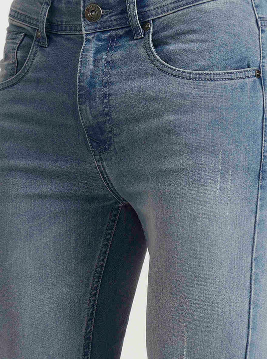 Light Blue Washed Urban Fit Jeans | Greenfibre