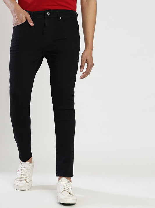 Black Washed Urban Fit Jeans | Greenfibre