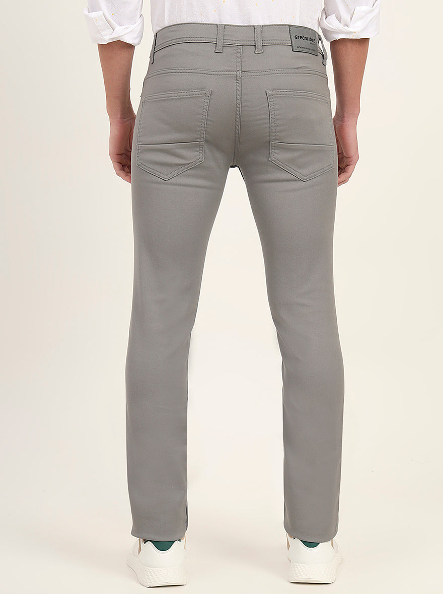 Grey Washed Slim Fit Jeans | Greenfibre