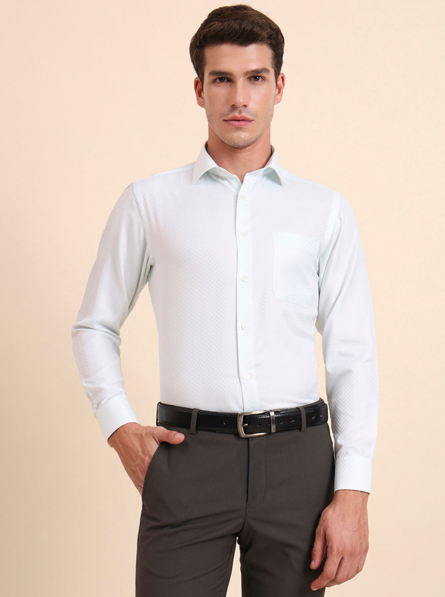 Pista Solid Slim Fit Formal Shirt | Greenfibre
