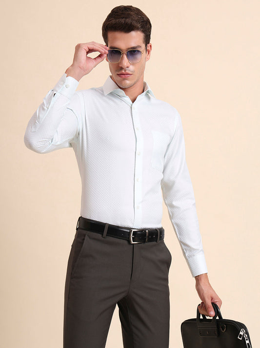 Pista Solid Slim Fit Formal Shirt | Greenfibre