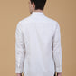 White Solid Slim Fit Party Wear Shirt | Greenfibre