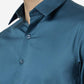 Lyons Blue Solid Slim Fit Casual Shirt | Greenfibre