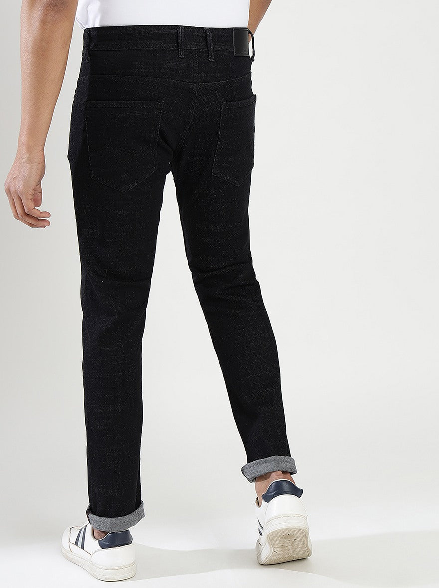 Black Washed Narrow Fit Jeans | Greenfibre