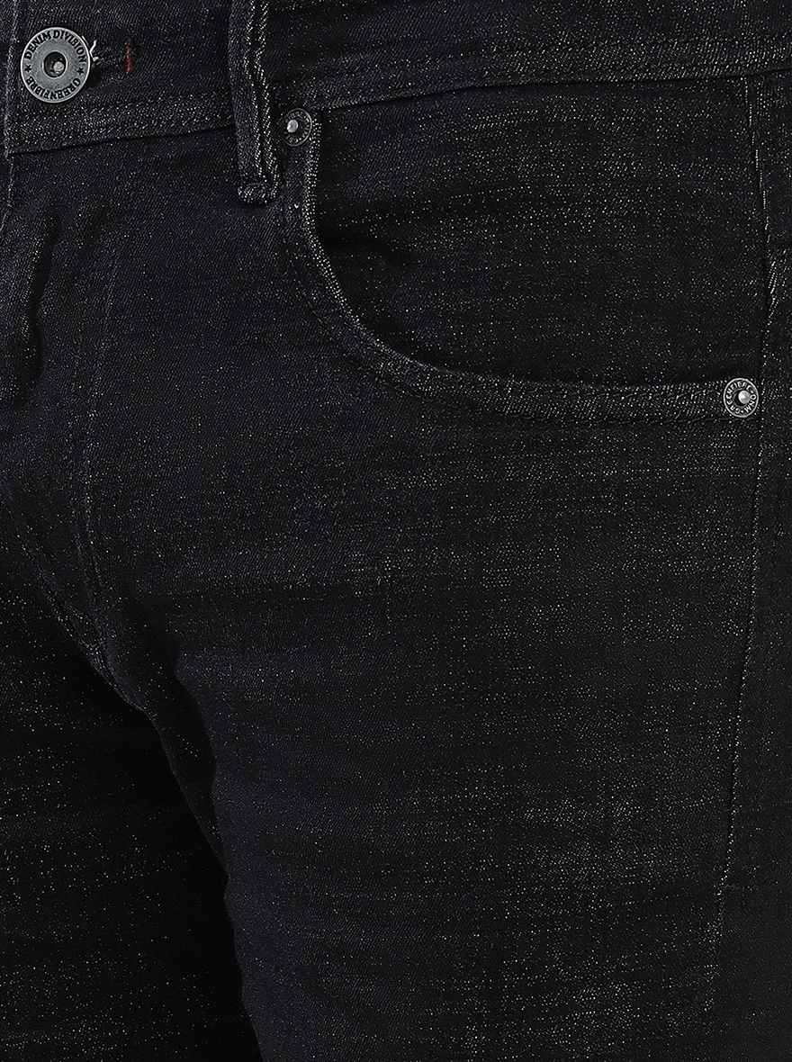 Black Washed Narrow Fit Jeans | Greenfibre