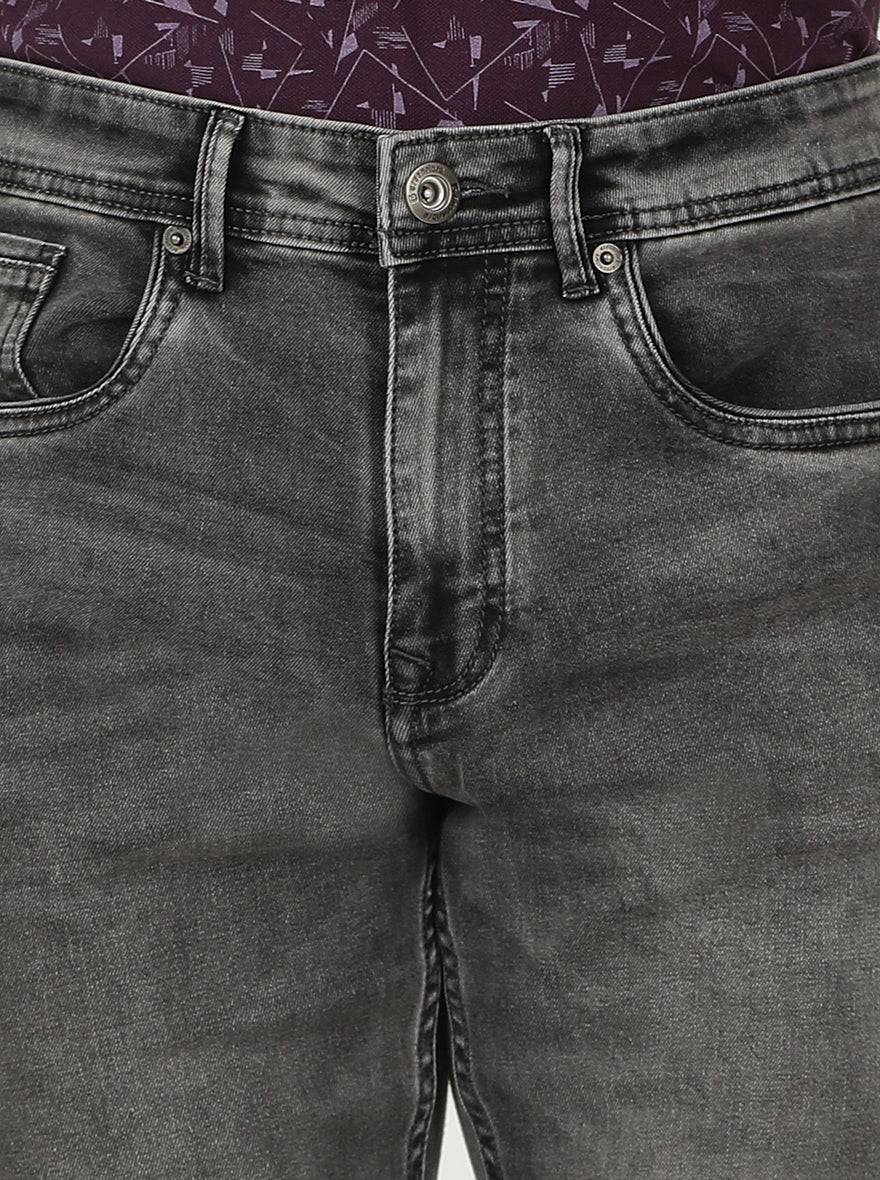 Light Grey Washed Urban Fit Jeans | Greenfibre