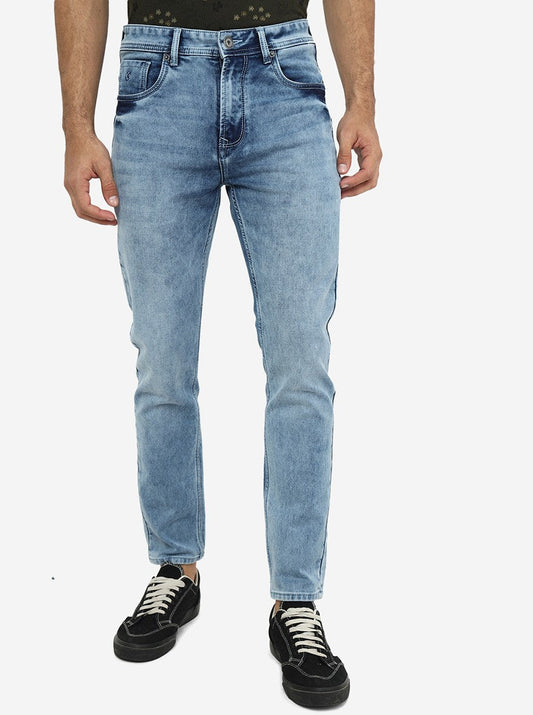 Cloud Blue Washed Urban Fit Jeans | Greenfibre