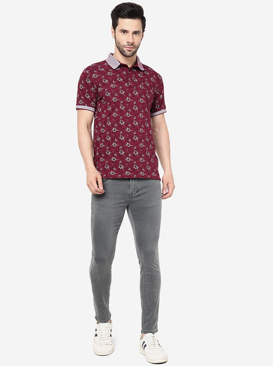 Mid Grey Solid Urban Fit Jeans | Greenfibre