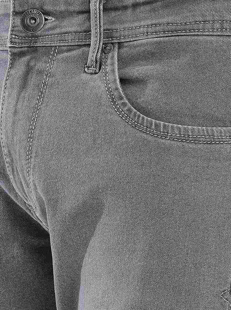 Grey Washed Narrow Fit Jeans | Greenfibre