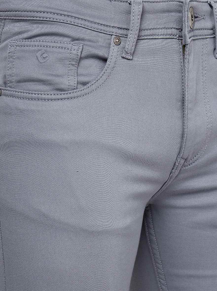 Pastel Blue Solid Urban Fit Jeans | Greenfibre