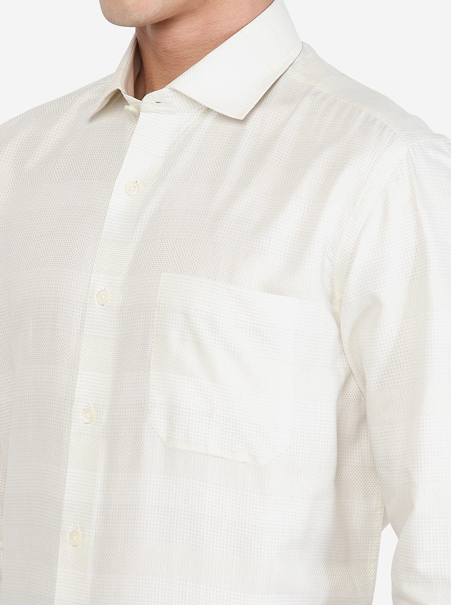 Lemon Yellow Solid Regular Fit Formal Shirt | Greenfibre
