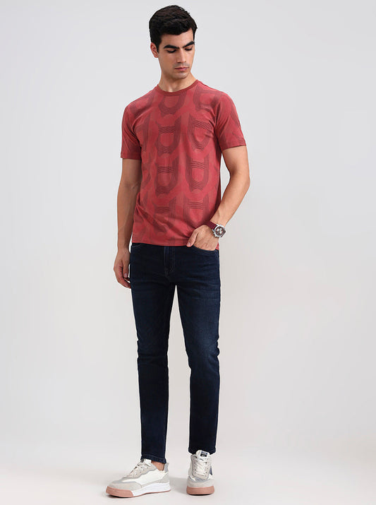 Dark Indigo Blue Washed Urban Fit Jeans | Greenfibre