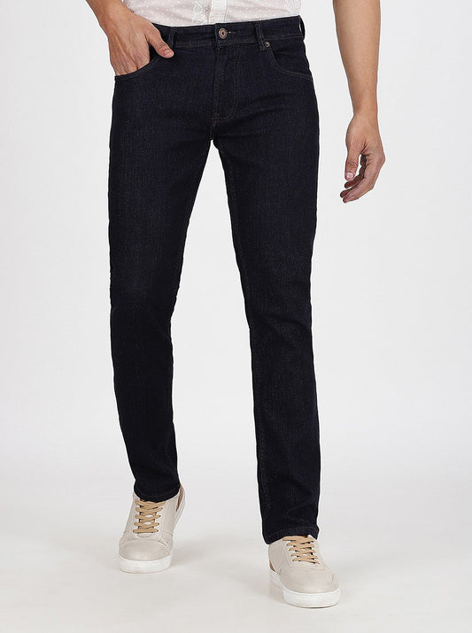 Blue Washed Narrow Fit Jeans | Greenfibre