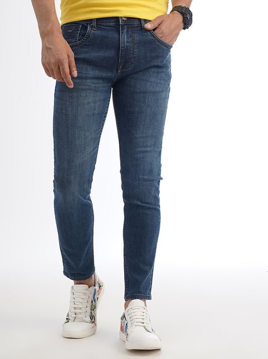 Blue Washed Urban Fit Jeans | Greenfibre